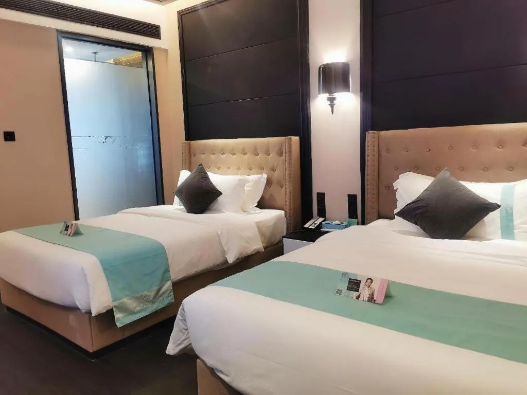 Bed in Xana Hotelle Guangzhou Luogang Science City Huangpi Metro Station