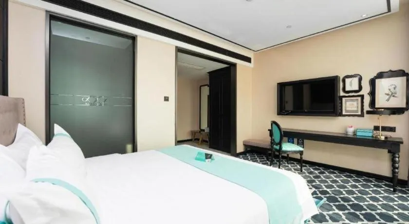 Bed in Xana Hotelle Guangzhou Luogang Science City Huangpi Metro Station