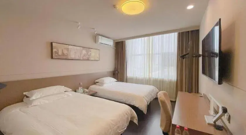 Bed in Jinjiang Inn Select Shihezi East Ring Road Bed in Jinjiang Inn Select Shihezi East Ring Road
