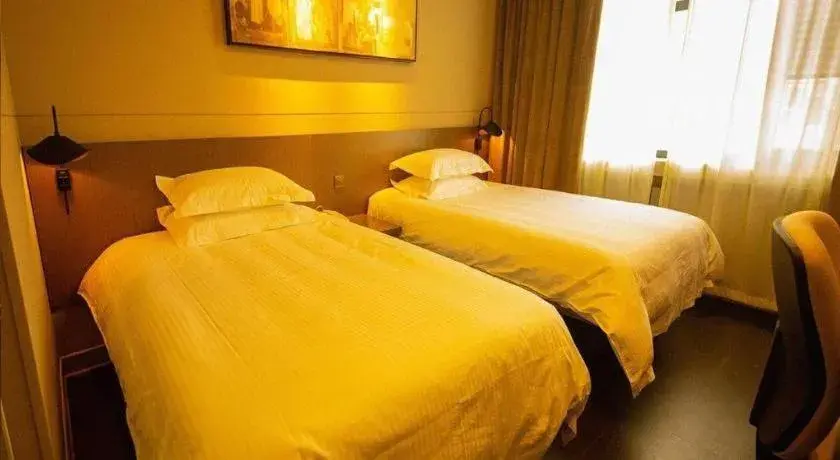 Bed in Jinjiang Inn Select Shihezi East Ring Road Bed in Jinjiang Inn Select Shihezi East Ring Road