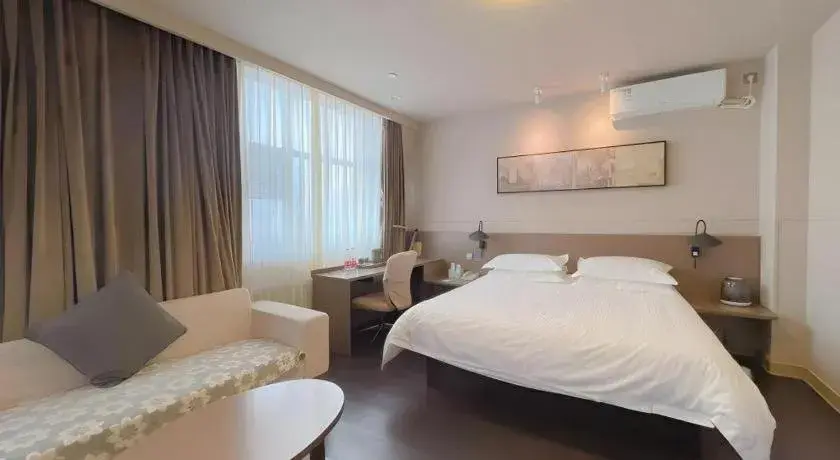 Bed in Jinjiang Inn Select Shihezi East Ring Road Bed in Jinjiang Inn Select Shihezi East Ring Road