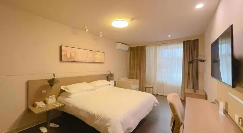Bed in Jinjiang Inn Select Shihezi East Ring Road Bed in Jinjiang Inn Select Shihezi East Ring Road