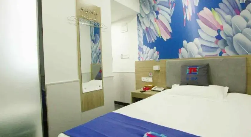Bed in Pai Hotel Xuzhou Railway Station Bed in Pai Hotel Xuzhou Railway Station