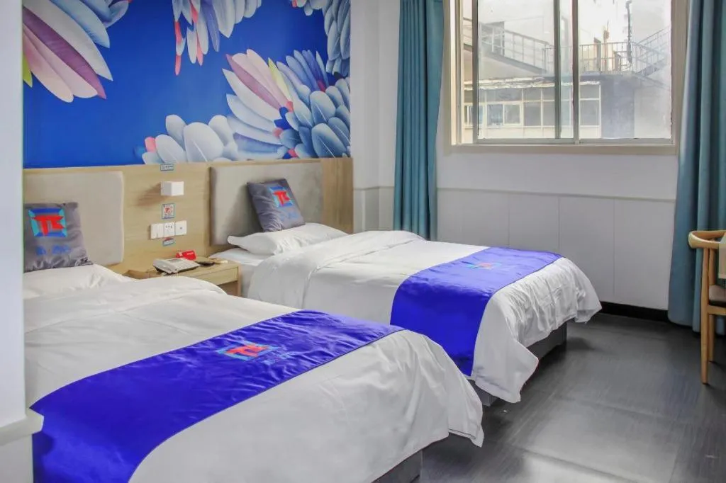 Bed in Pai Hotel Xuzhou Railway Station