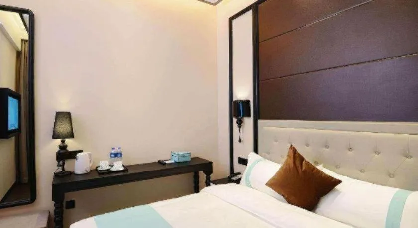 Bed in Xana Hotelle Xi'an Zhonglou, Huimin Street Metro Station