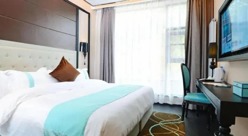 Bed in Xana Hotelle Xi'an Zhonglou, Huimin Street Metro Station Bed in Xana Hotelle Xi'an Zhonglou, Huimin Street Metro Station