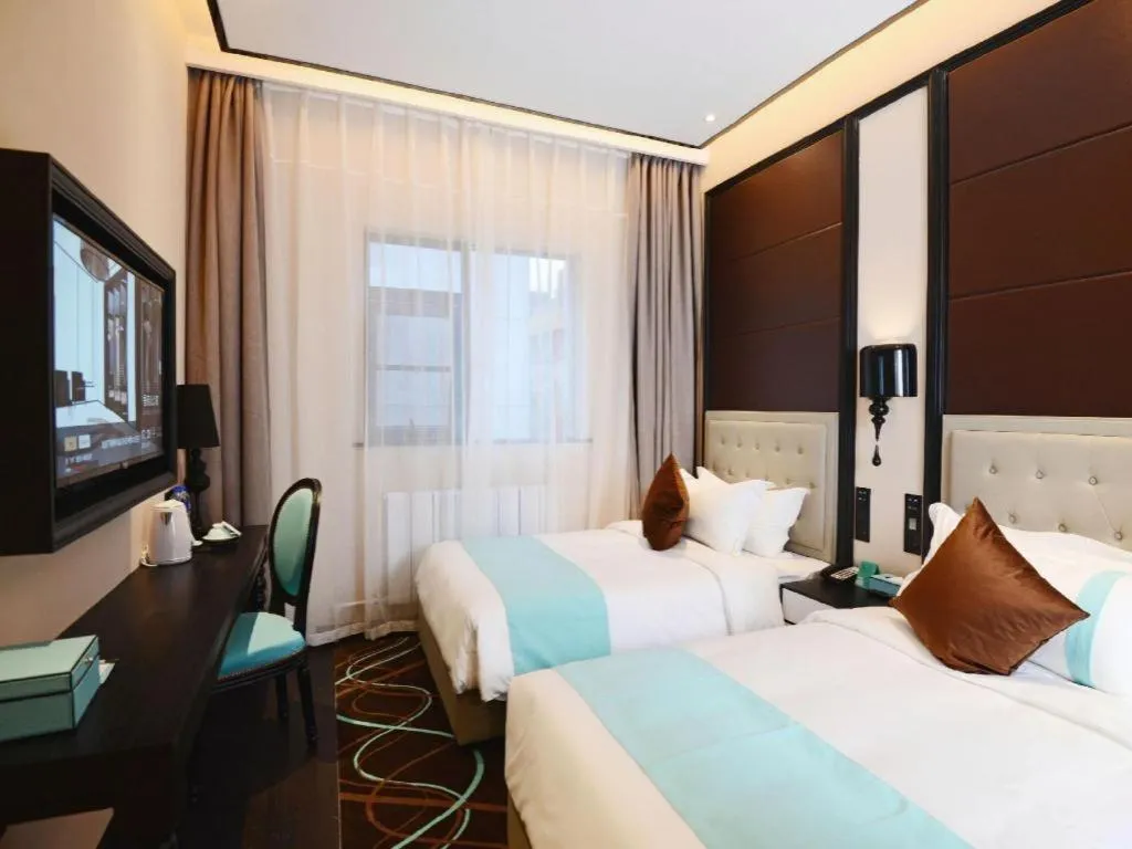 Bed in Xana Hotelle Xi'an Zhonglou, Huimin Street Metro Station