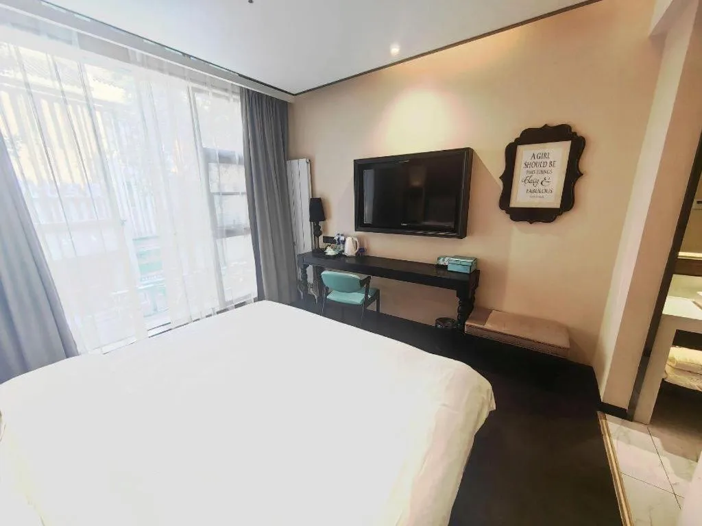 Bed in Xana Hotelle Xi'an Zhonglou, Huimin Street Metro Station