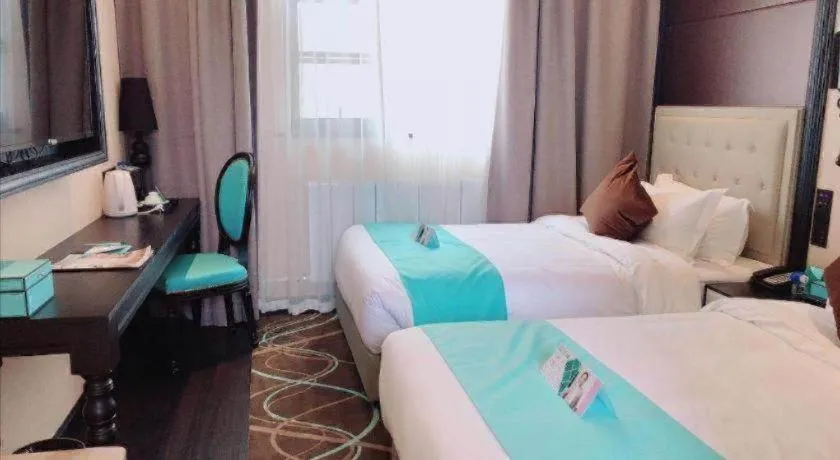 Bed in Xana Hotelle Xi'an Zhonglou, Huimin Street Metro Station