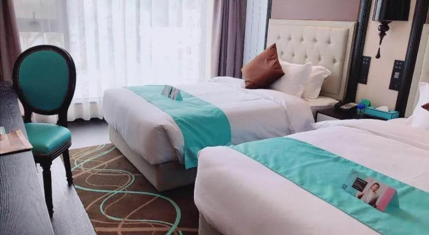 Bed in Xana Hotelle Xi'an Zhonglou, Huimin Street Metro Station