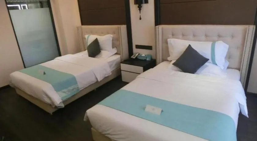 Bed in Xana Hotelle Xi'an Zhonglou, Huimin Street Metro Station