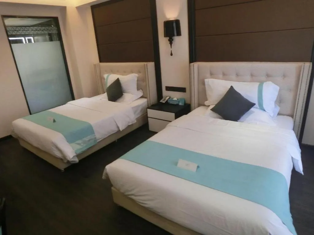 Bed in Xana Hotelle Xi'an Zhonglou, Huimin Street Metro Station