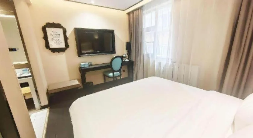 Bed in Xana Hotelle Xi'an Zhonglou, Huimin Street Metro Station