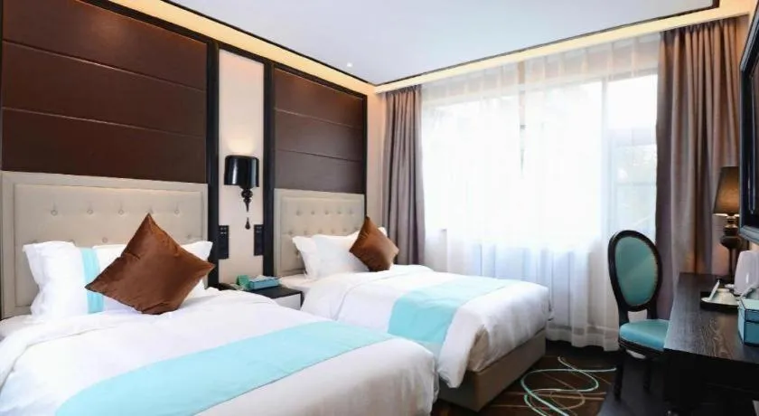 Bed in Xana Hotelle Xi'an Zhonglou, Huimin Street Metro Station