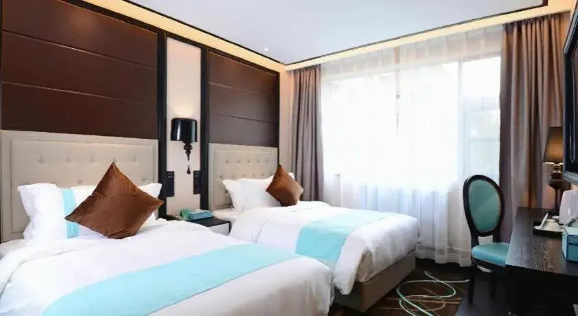 Bed in Xana Hotelle Xi'an Zhonglou, Huimin Street Metro Station Bed in Xana Hotelle Xi'an Zhonglou, Huimin Street Metro Station