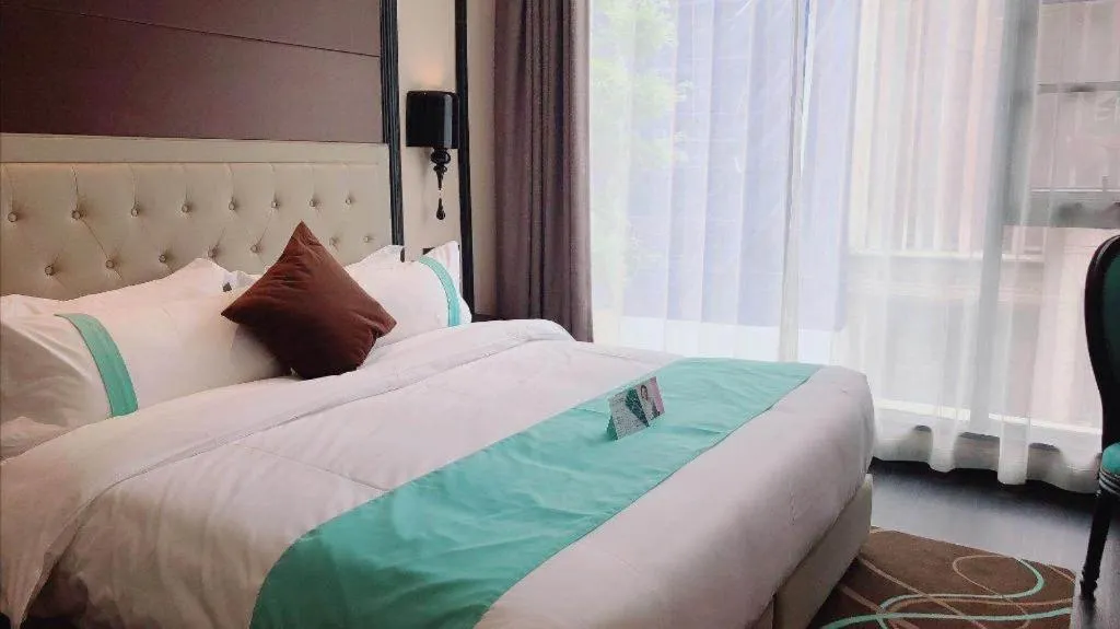 Bed in Xana Hotelle Xi'an Zhonglou, Huimin Street Metro Station