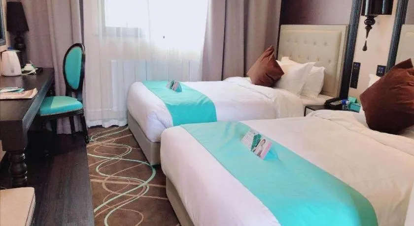 Bed in Xana Hotelle Xi'an Zhonglou, Huimin Street Metro Station