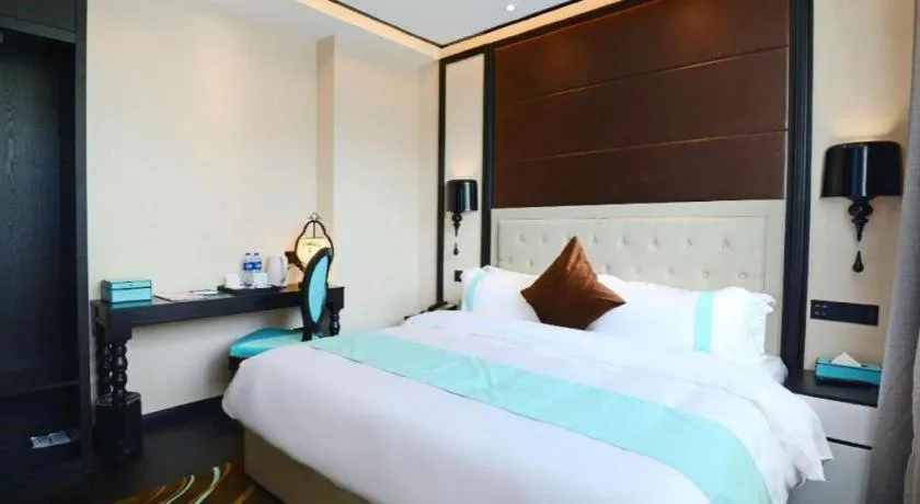 Bed in Xana Hotelle Xi'an Zhonglou, Huimin Street Metro Station