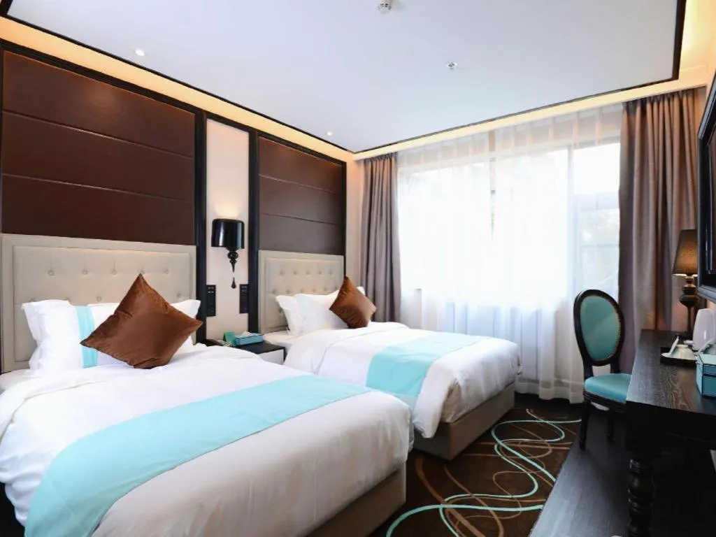 Bed in Xana Hotelle Xi'an Zhonglou, Huimin Street Metro Station