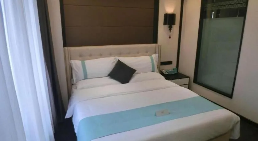 Bed in Xana Hotelle Xi'an Zhonglou, Huimin Street Metro Station