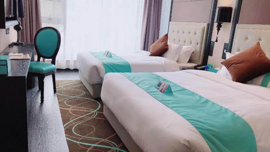 Bed in Xana Hotelle Xi'an Zhonglou, Huimin Street Metro Station