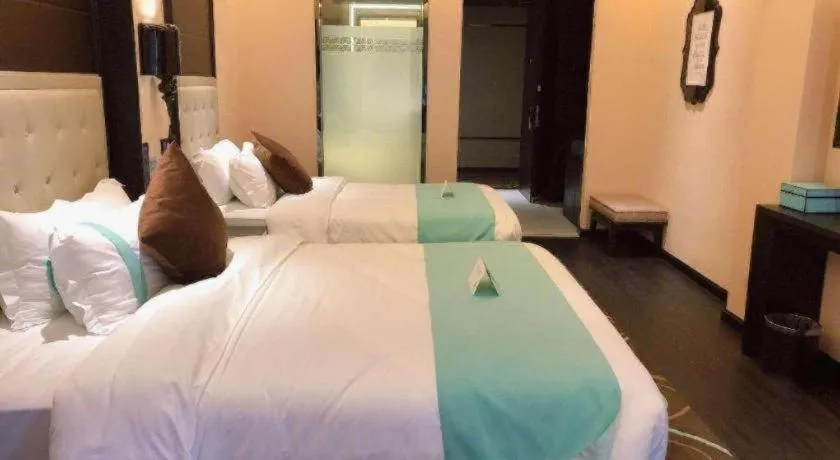 Bed in Xana Hotelle Xi'an Zhonglou, Huimin Street Metro Station