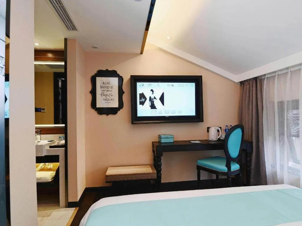 Bed in Xana Hotelle Xi'an Zhonglou, Huimin Street Metro Station