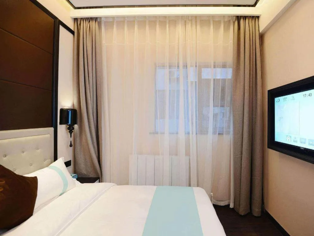 Bed in Xana Hotelle Xi'an Zhonglou, Huimin Street Metro Station