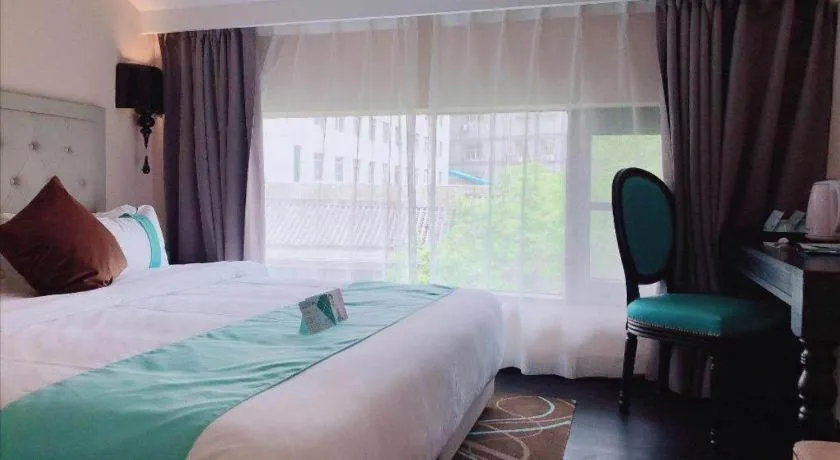 Bed in Xana Hotelle Xi'an Zhonglou, Huimin Street Metro Station