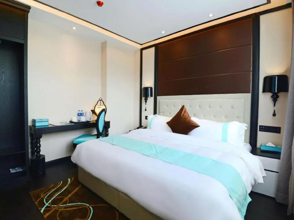 Bed in Xana Hotelle Xi'an Zhonglou, Huimin Street Metro Station