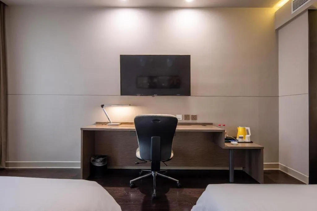 Bed in Jinjiang Inn Select Heze Wanxiang Plaza Guiling Road