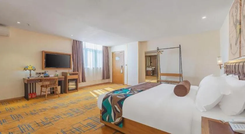 Bed in James Joyce Coffetel Lijiang Ancient City Dashuiche