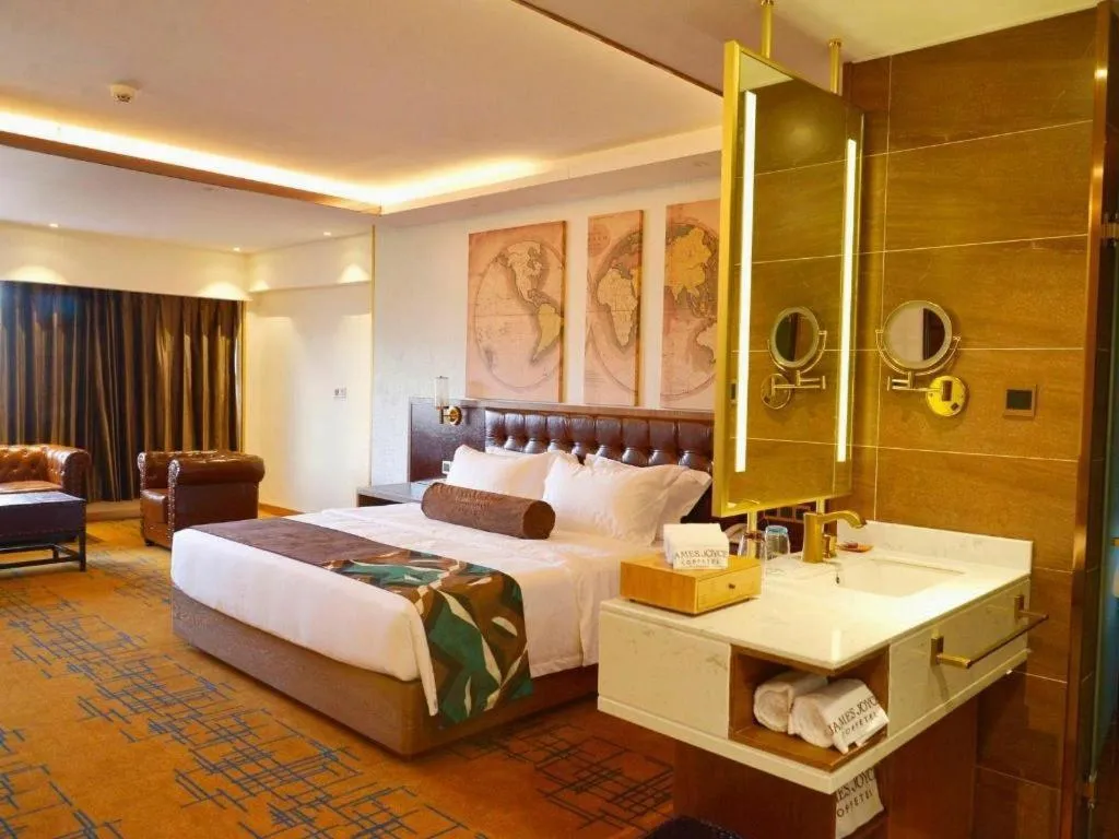 Bed in James Joyce Coffetel Lijiang Ancient City Dashuiche