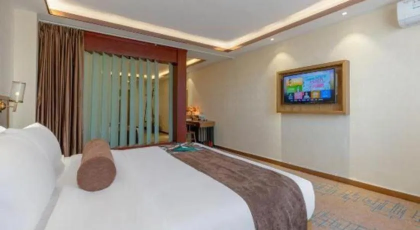 Bed in James Joyce Coffetel Lijiang Ancient City Dashuiche