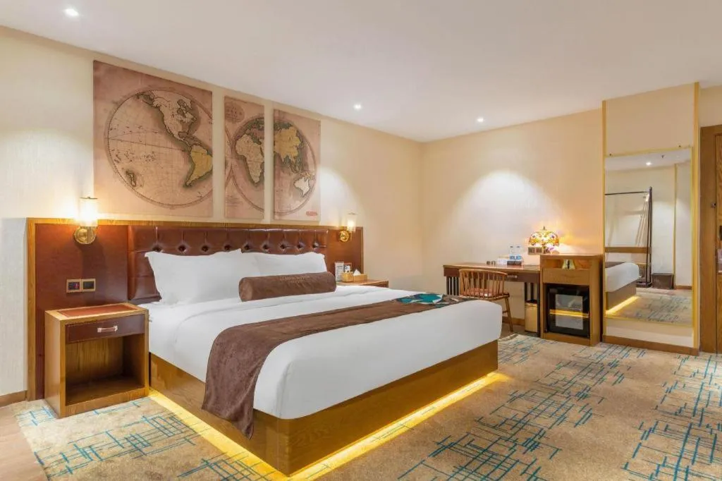 Bed in James Joyce Coffetel Lijiang Ancient City Dashuiche