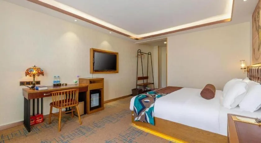 Bed in James Joyce Coffetel Lijiang Ancient City Dashuiche