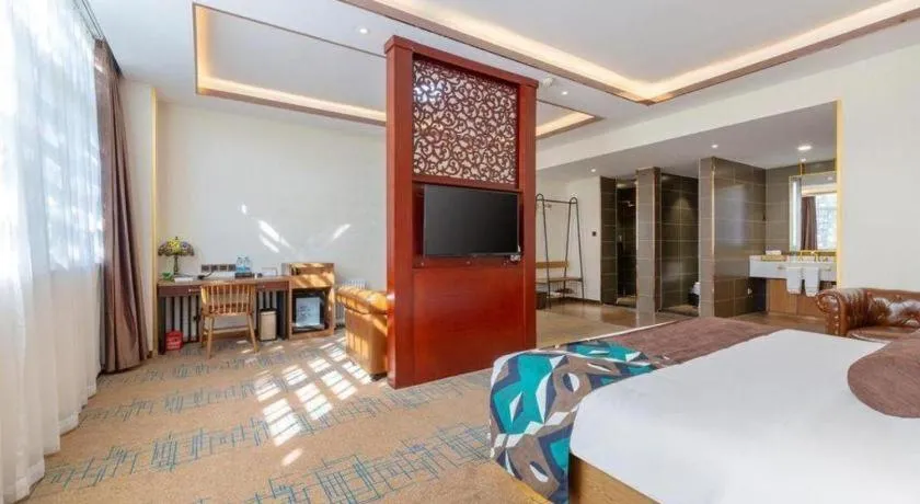 Bed in James Joyce Coffetel Lijiang Ancient City Dashuiche