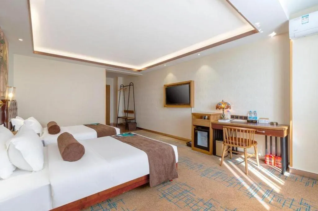 Bed in James Joyce Coffetel Lijiang Ancient City Dashuiche