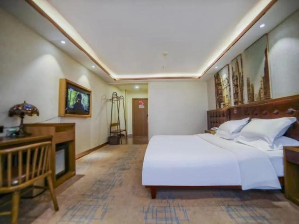 Bed in James Joyce Coffetel Lijiang Ancient City Dashuiche