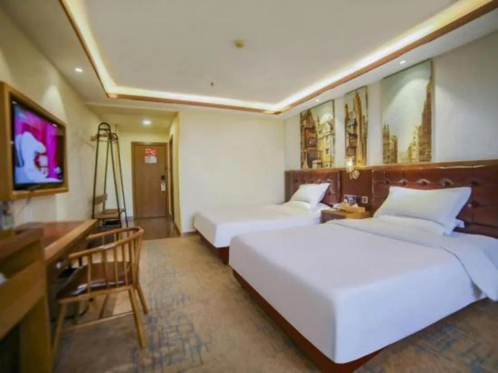 Bed in James Joyce Coffetel Lijiang Ancient City Dashuiche