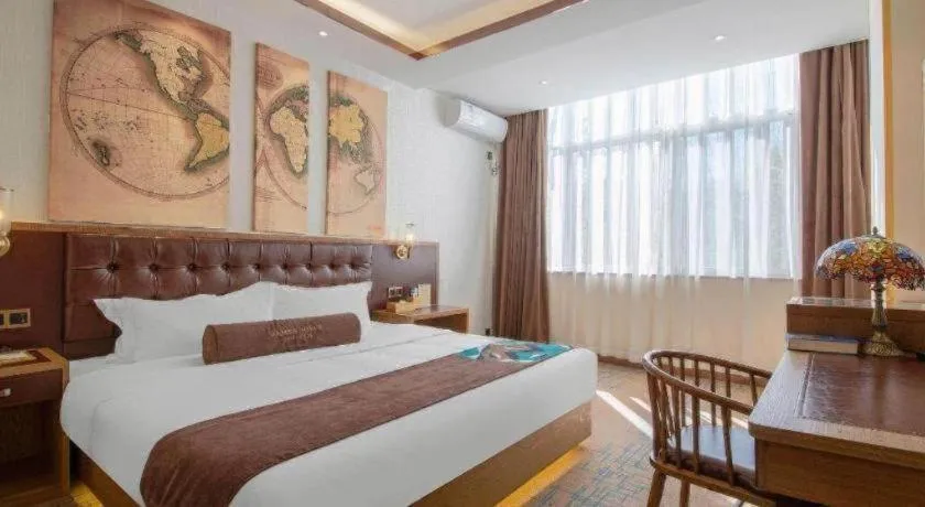 Bed in James Joyce Coffetel Lijiang Ancient City Dashuiche