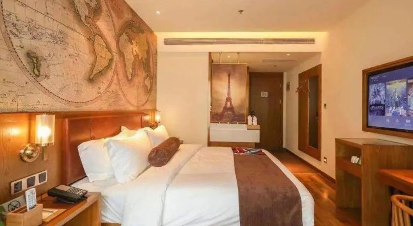 Bed in James Joyce Coffetel Beijing Tongzhou Guoyuan Metro Station