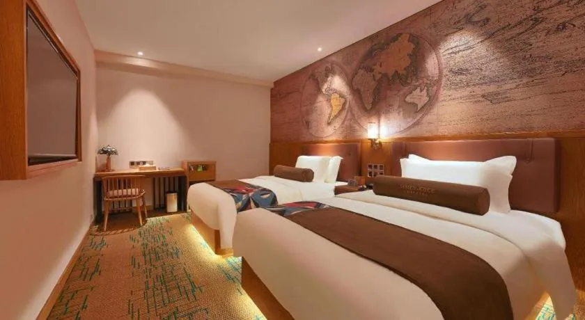 Bed in James Joyce Coffetel Beijing Tongzhou Guoyuan Metro Station