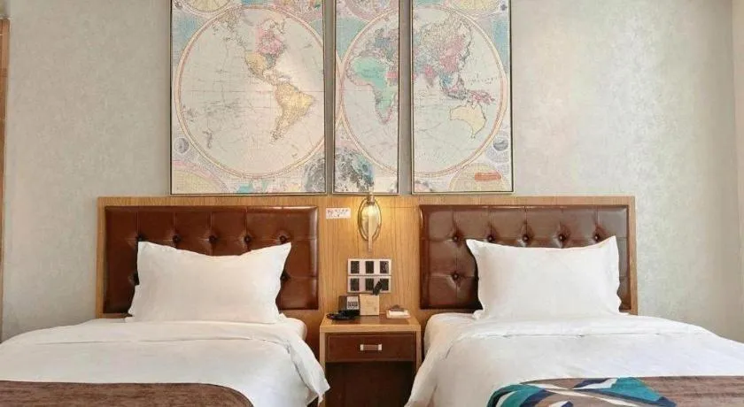 Bed in James Joyce Coffetel Beijing Tongzhou Guoyuan Metro Station