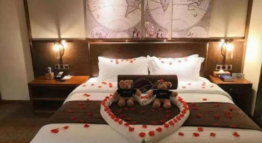 Bed in James Joyce Coffetel Beijing Tongzhou Guoyuan Metro Station