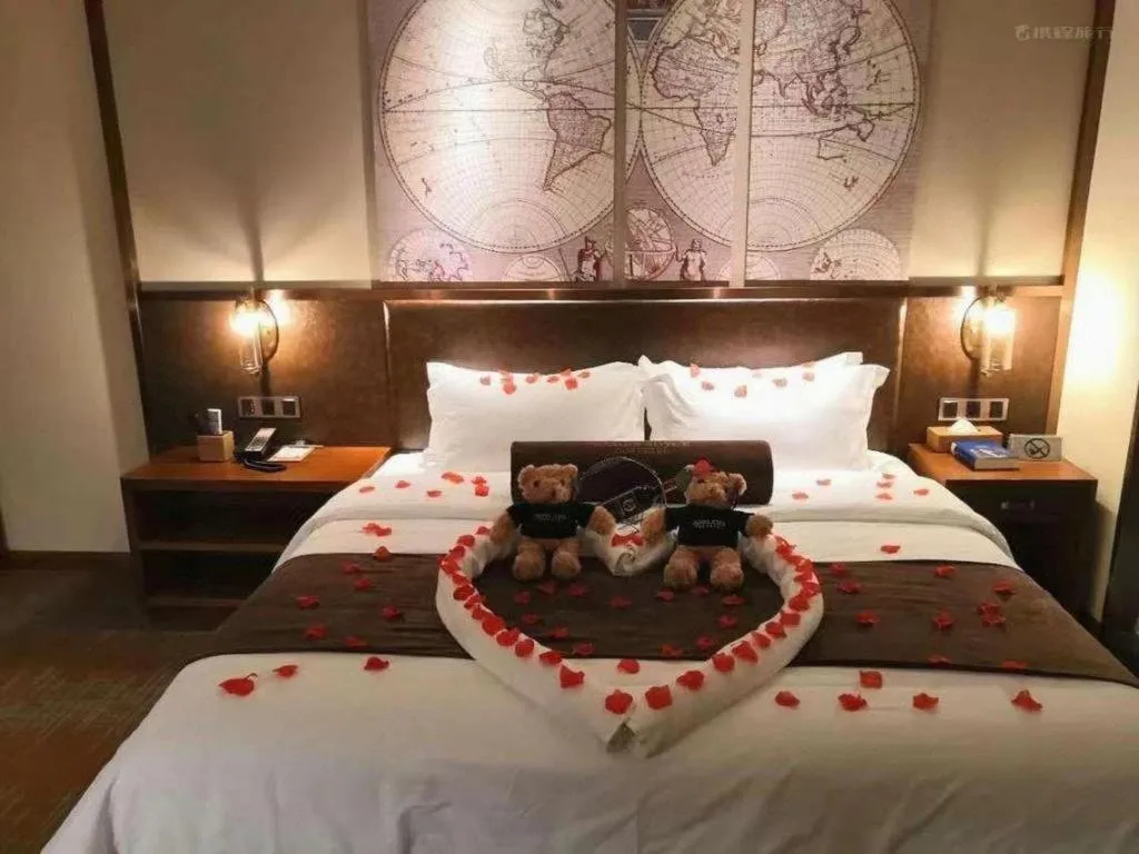 Bed in James Joyce Coffetel Beijing Tongzhou Guoyuan Metro Station