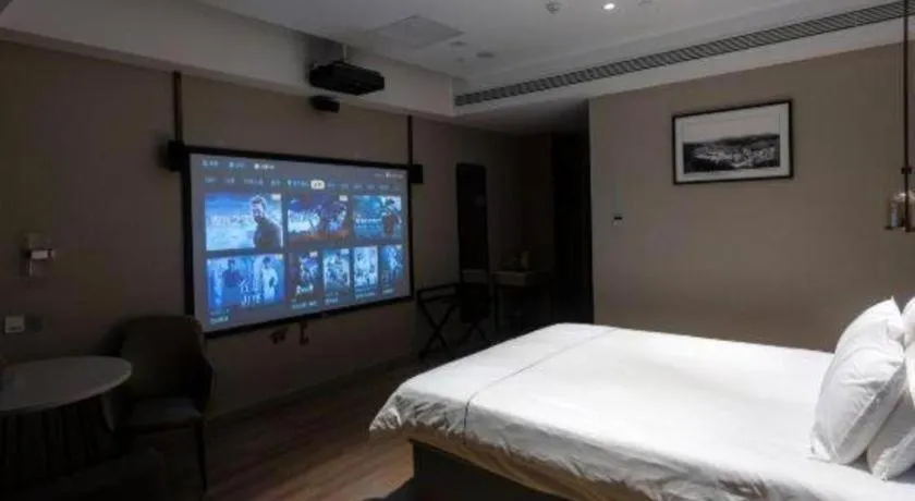 Bed in Magnotel Hotel Guangyuan Nanhe Bus Station Beijing Road