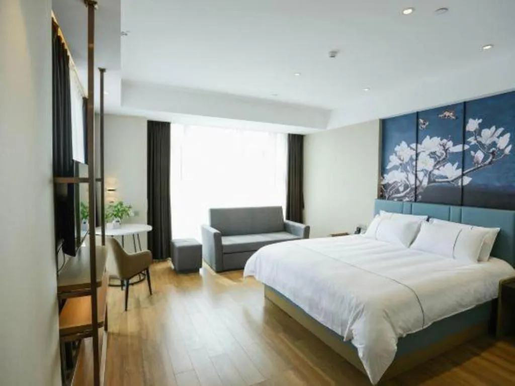 Bed in Magnotel Hotel Guangyuan Nanhe Bus Station Beijing Road