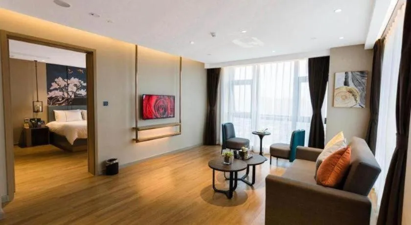 Bed in Magnotel Hotel Guangyuan Nanhe Bus Station Beijing Road