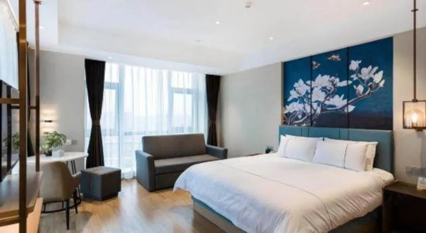 Bed in Magnotel Hotel Guangyuan Nanhe Bus Station Beijing Road